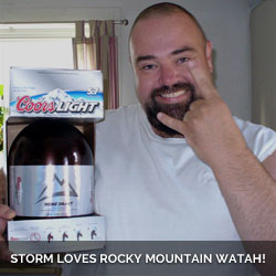 Storm Loves Rocky Mountain Watah!